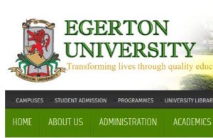 Egerton University Undergraduate Courses and Admission Requirement