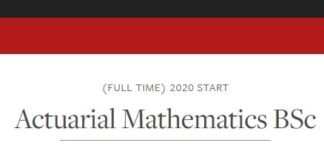 BSc Actuarial Science Admission Requirements for UK Universities