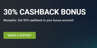 1XBET 30% Cash back bonus of up to Ksh 7631