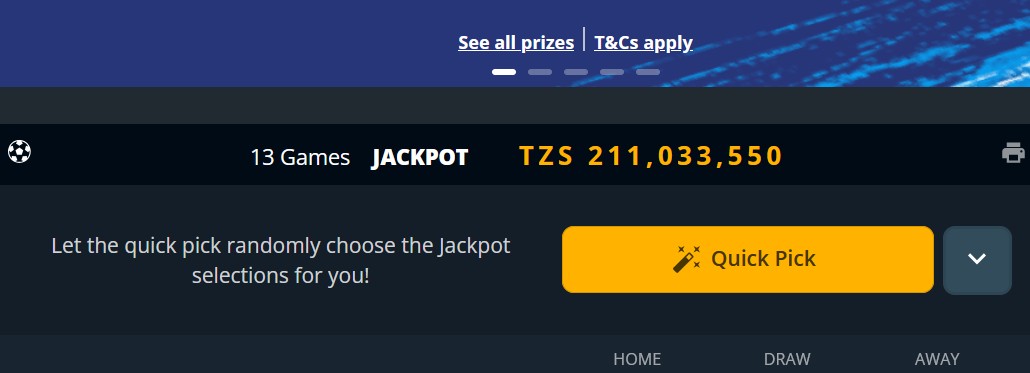 Free Sportpesa Midweek jackpot predictions in Tanzania,Tsh 211,033,550