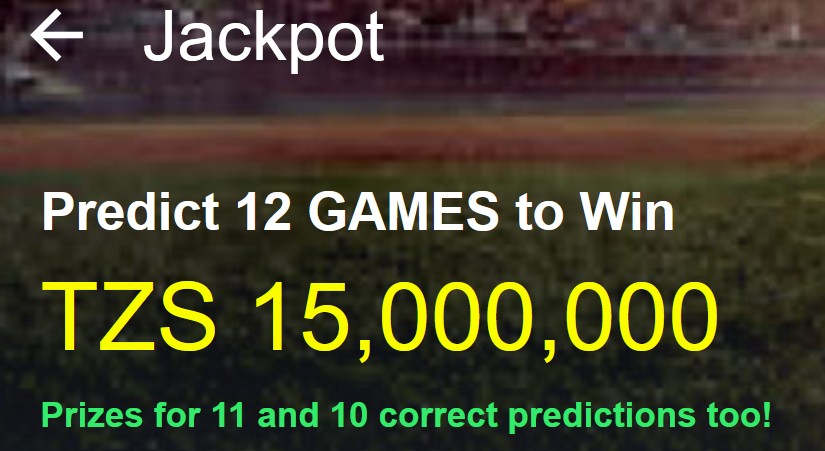 SportyBet Tanzania Jackpot Bonuses and how to play the jackpot