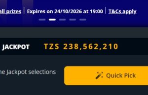 Sportpesa 13 Games Jackpot in Tanzania,23/10/2026:Win Tsh 238,562,210